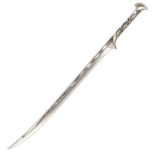 The Hobbit Sword of Thranduil the Elvenking with Wall Plaque