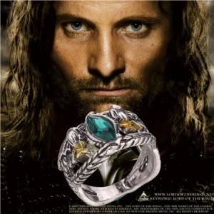 Lord of the Rings Aragorn's Ring of Barahir Ring 925 Sterling Silver Multi-size