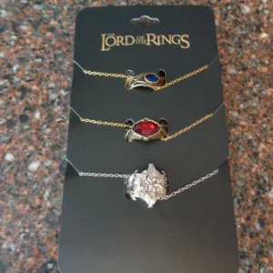 The Lord Of The Rings Necklace Set of 3 Ring of Power